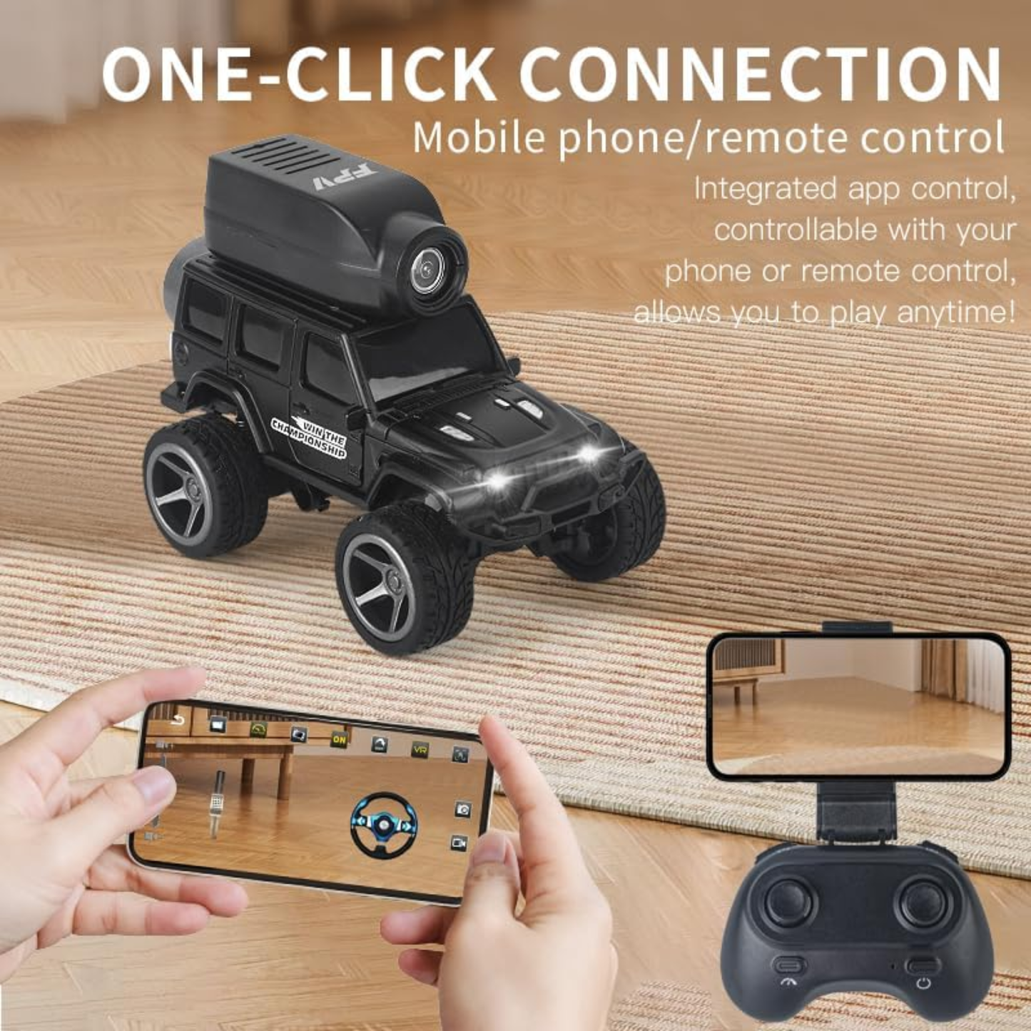 Mini Remote Control Car with Live Camera
